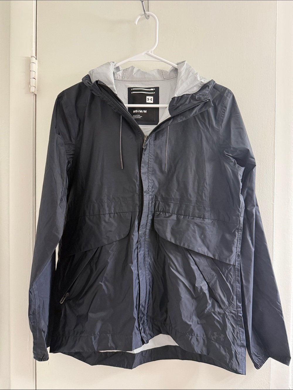 Under Armour Women’s Black Hooded Rain Jacket